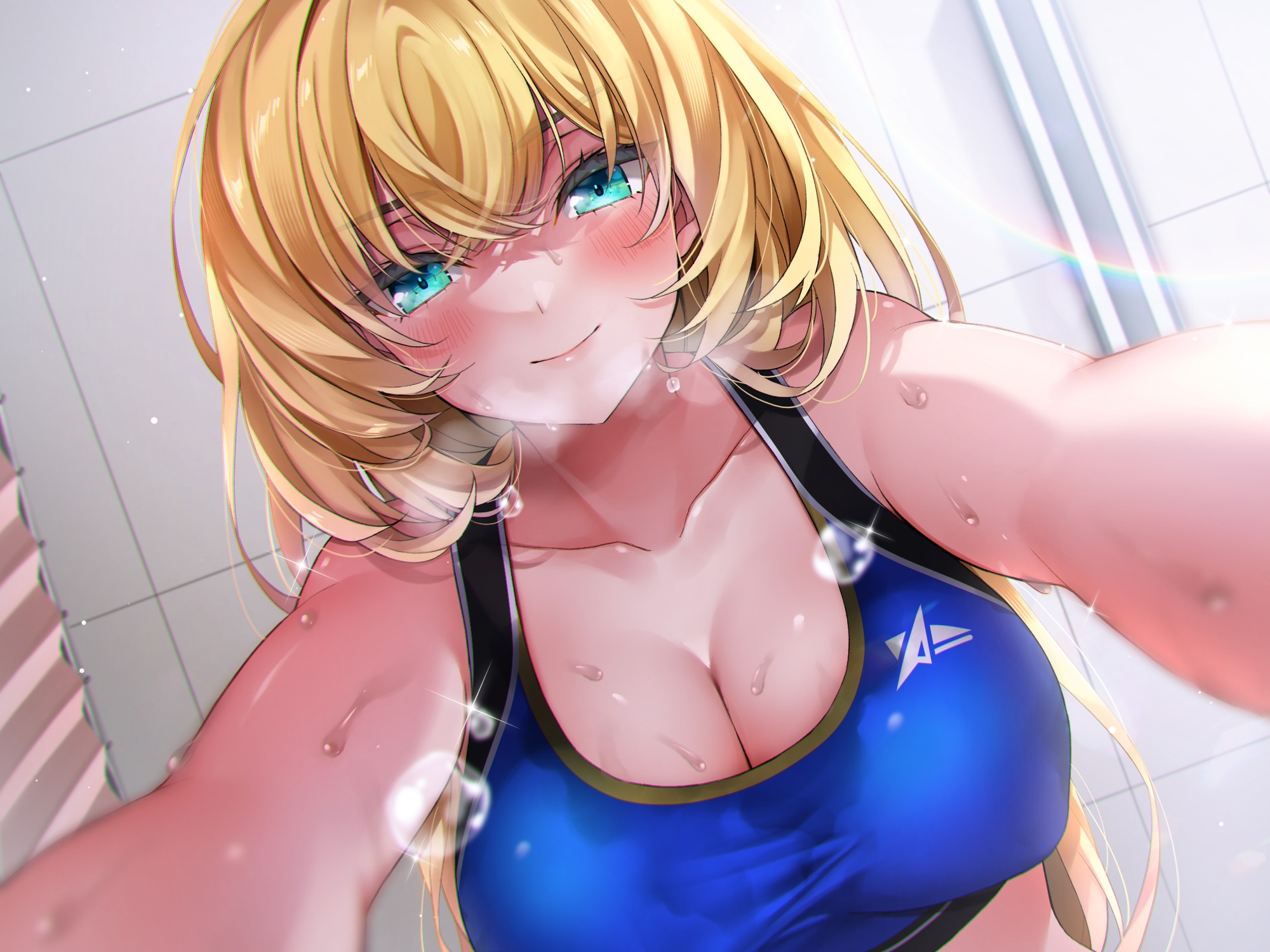 「ブロンド陸上美少女と思い出づくり～あまあまエッチな最後の1週間～」