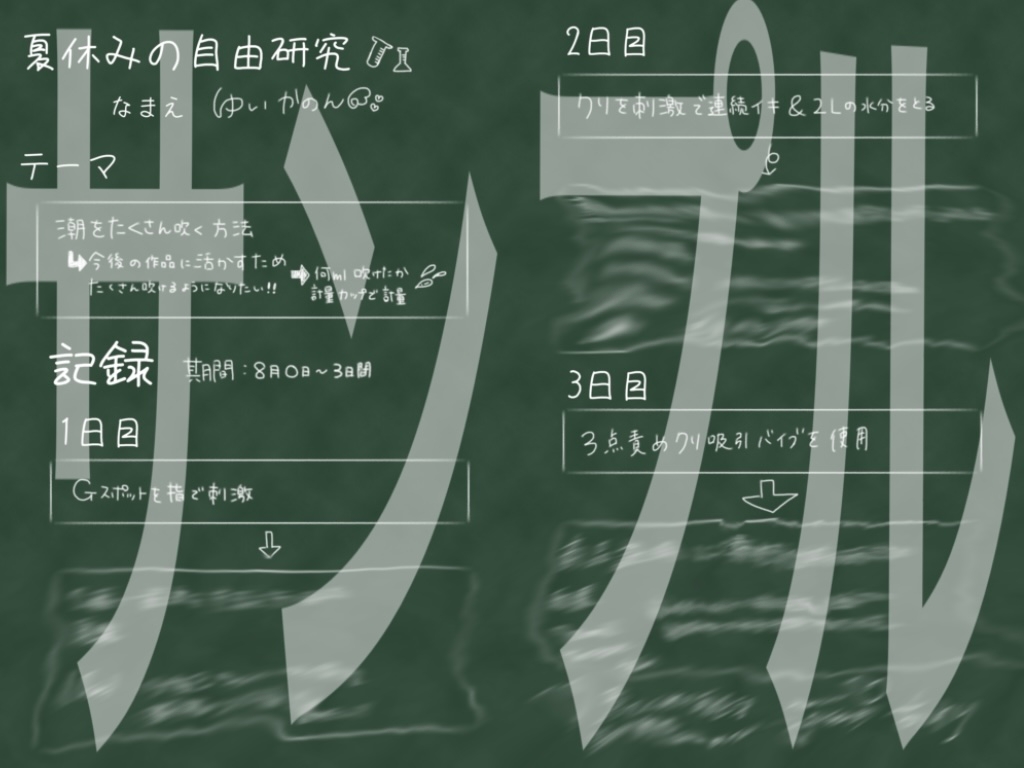 【発売記念価格330円】【実演オナニー】大量潮吹き!全編おまとめ版大人のじゆうけんきゅう【由比かのん】