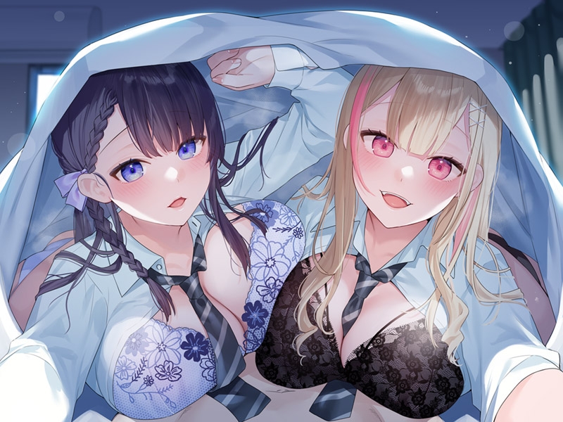 Afterschool Cuddling Club ～Double JK Boob Pillow R&R with Kazuha and Waka～