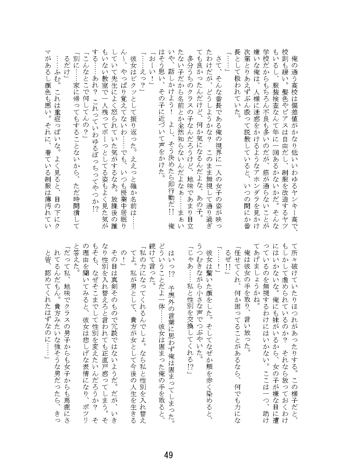 男前女体化合同