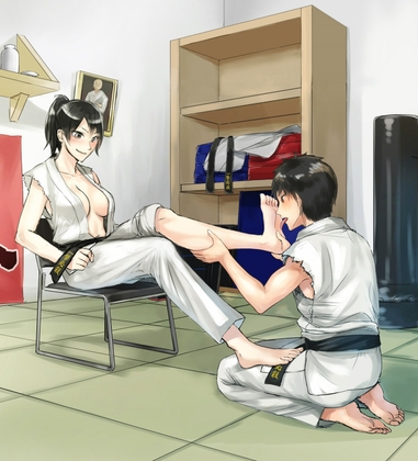 Mari Senpai Ashi Ura Massage English Version