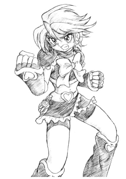 可愛くて凛々しい 推しキュアたちを描いてみたwithリョナ