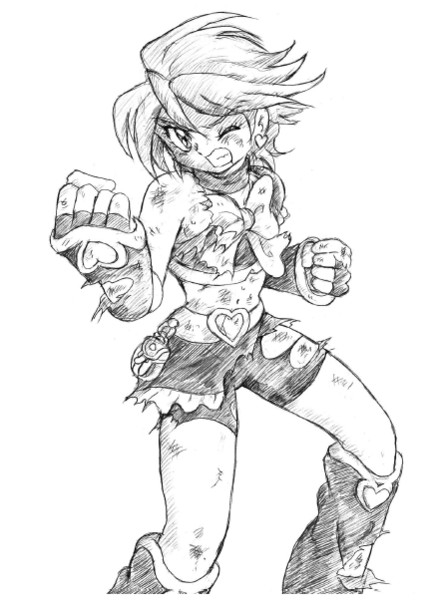 可愛くて凛々しい 推しキュアたちを描いてみたwithリョナ