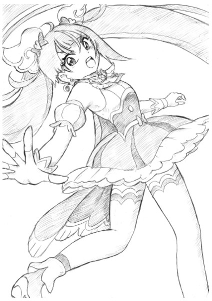 可愛くて凛々しい 推しキュアたちを描いてみたwithリョナ