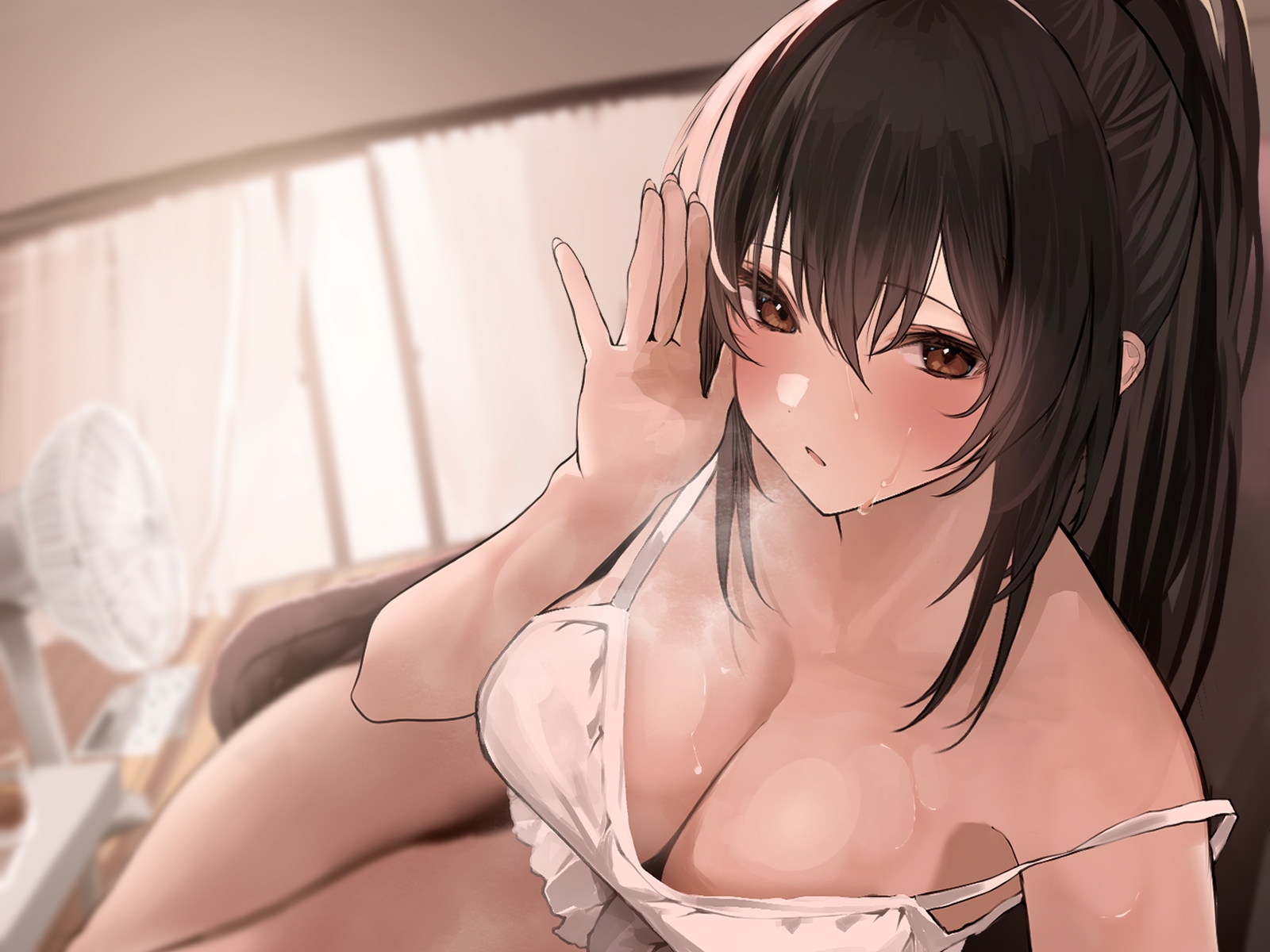 【期間限定330円】だらしない発情期お姉さんの0距離囁き。留守番中にメスの匂いムレムレ誘惑で理性崩壊ハメ狂いセックス