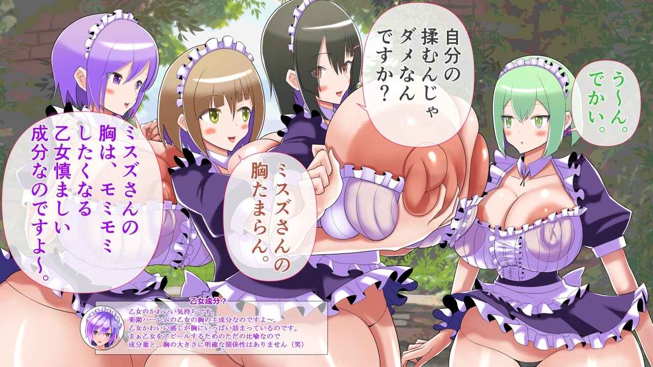 楽園学園ハーレム メイドさん爆乳ご奉仕