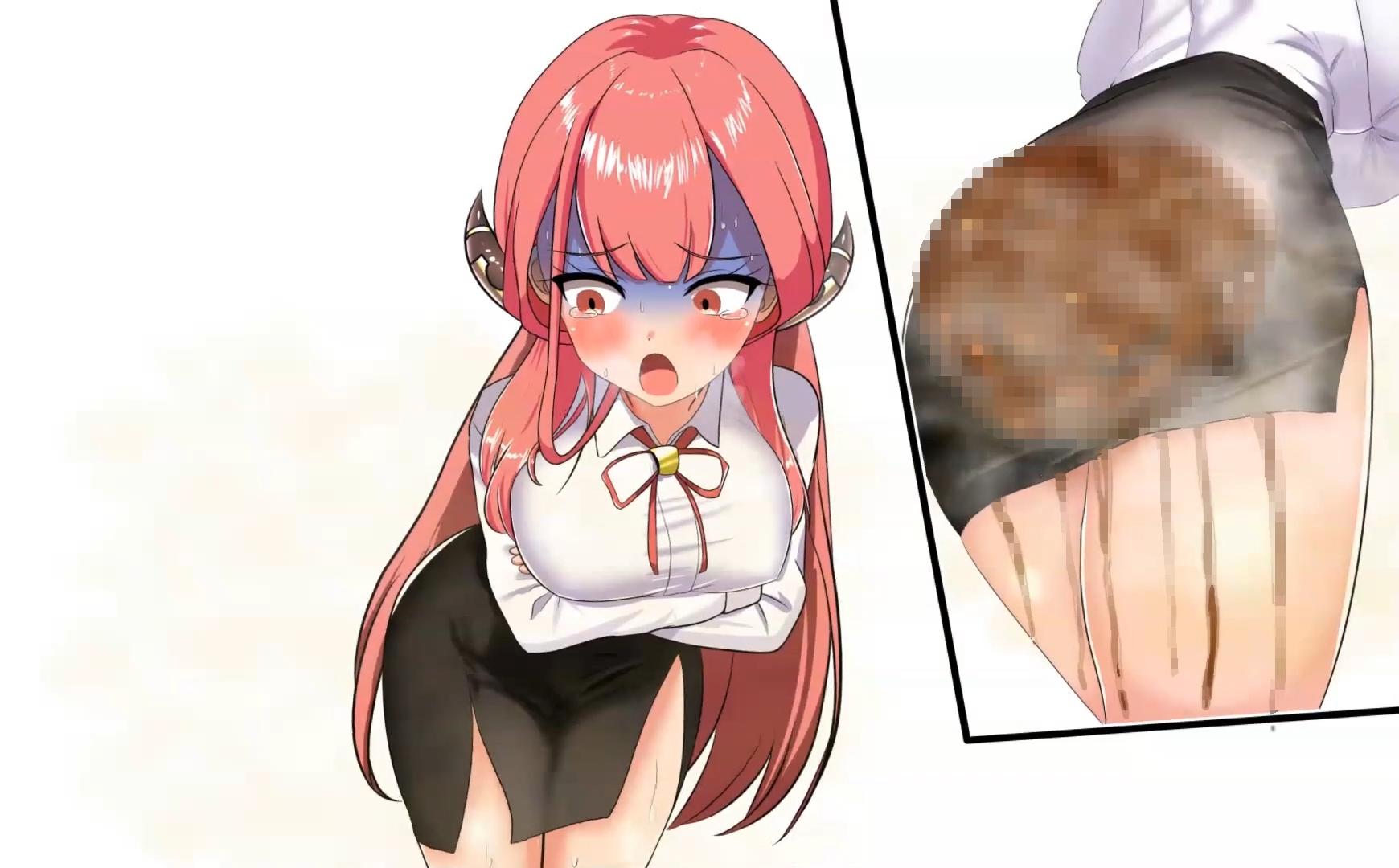 便意我慢&着衣脱糞アニメーション(7) 陸八◯アル