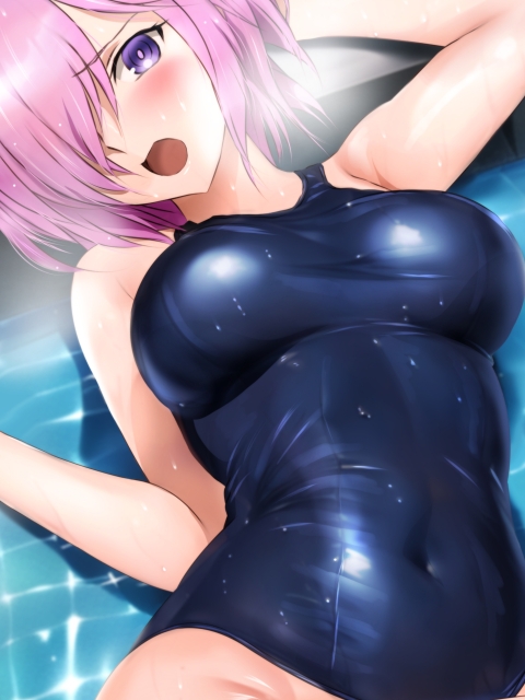 スク水でピンチのマ○ュ