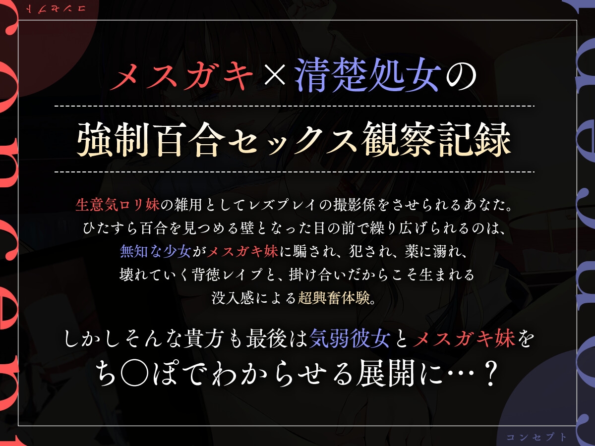 レズレイプ撮影中! 濃厚百合レイプ&メスガキわからせえっち記録