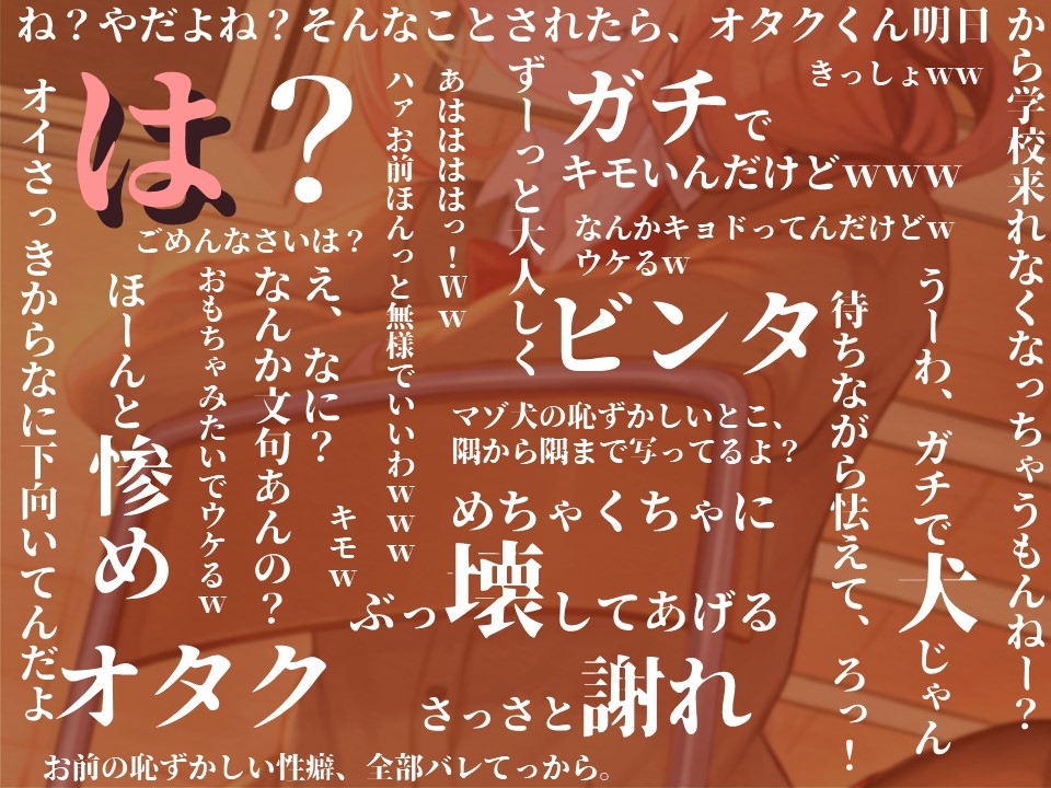 【シコシコボイス×マゾ呼び×亀頭責め】カーストトップのJK二人にマゾバレして亀頭イジメでおもちゃにされるオナサポ