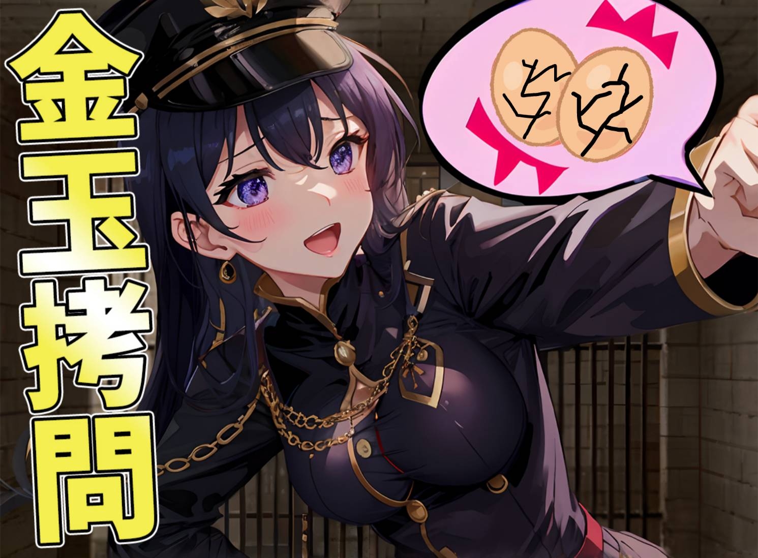 拷問官の金玉責め自白強要～悔しくても言っちゃう～!