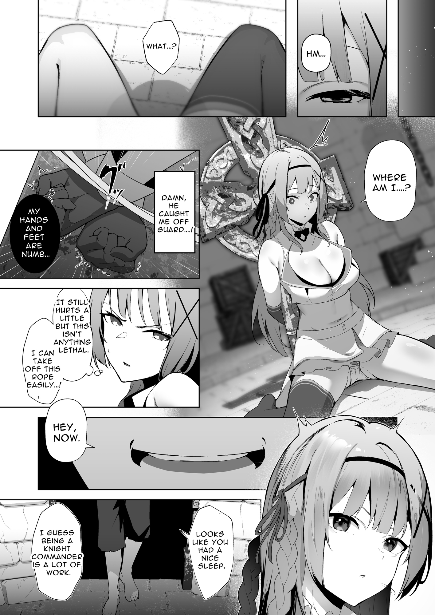 【英語版】堕落体質 ―女の子をダメにするおじさんに捕まってしまう姫騎士物語―