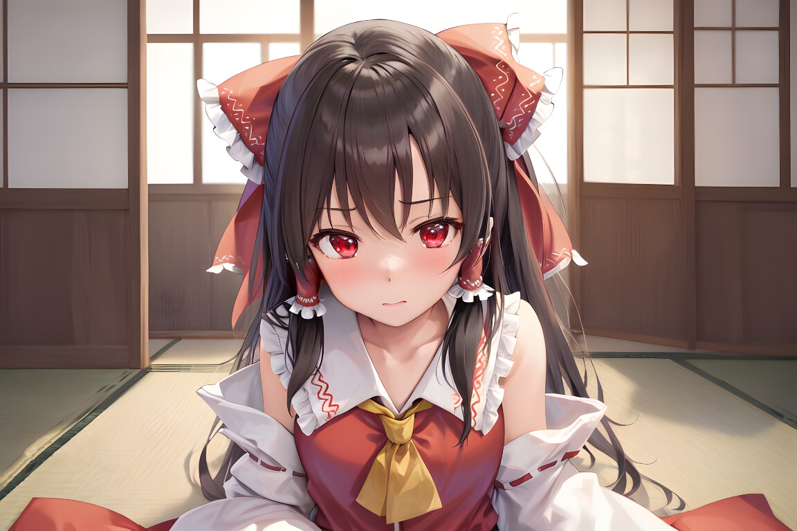 【囁き×KU100】押しに弱い紅白の巫女 〜博麗霊夢とオトフェチ様〜