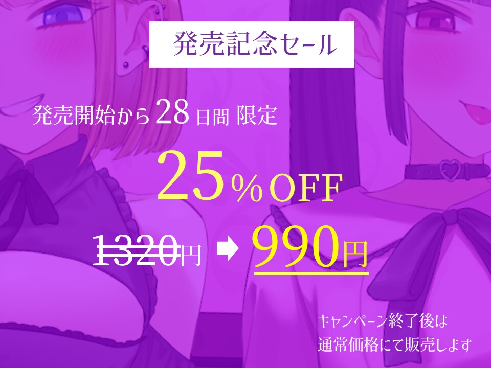 トー横系地雷女子達におもちゃにされちゃう♪ 絶対射精禁止ゲーム【KU100】