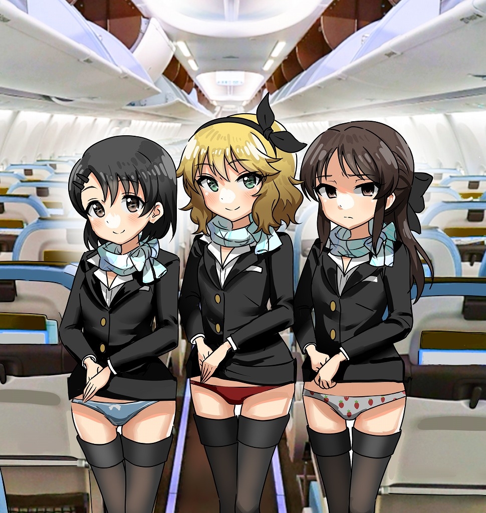 【ア〇マス】はたらくおねえさんCA編(ヌードCG集)