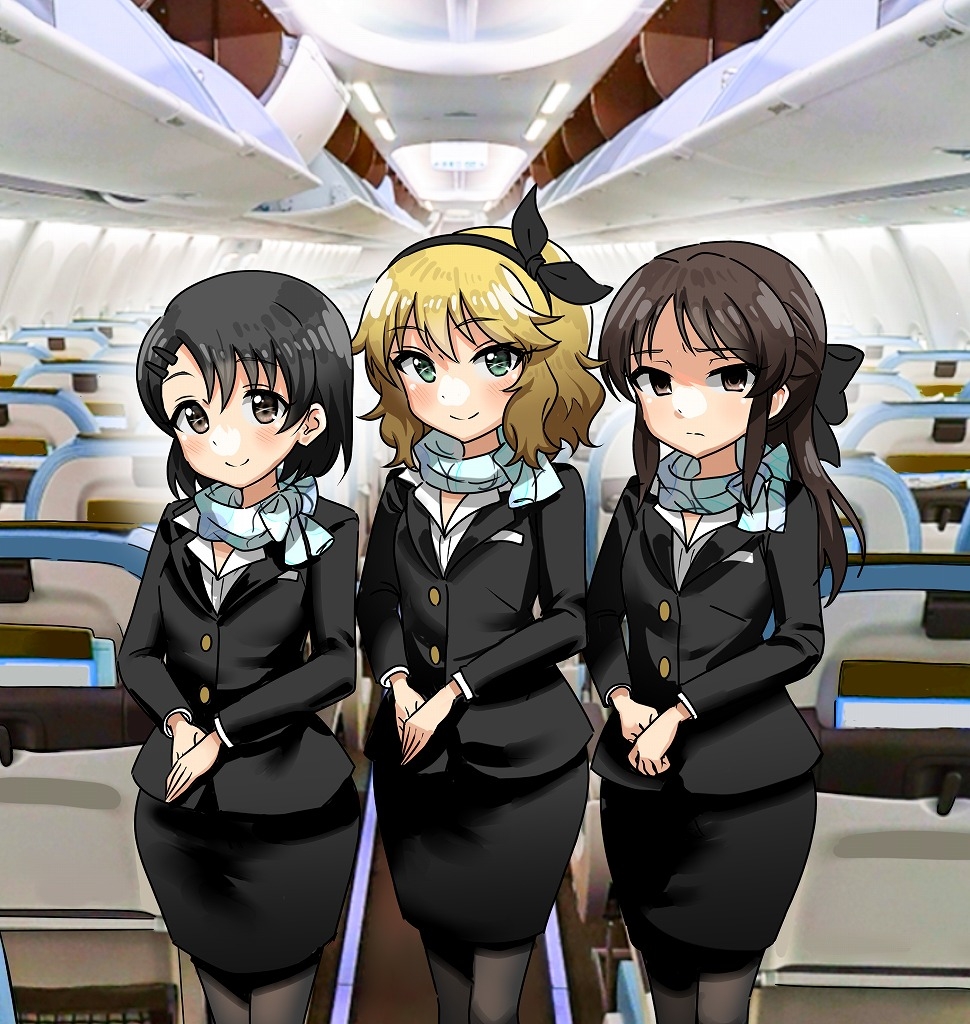 【ア〇マス】はたらくおねえさんCA編(ヌードCG集)