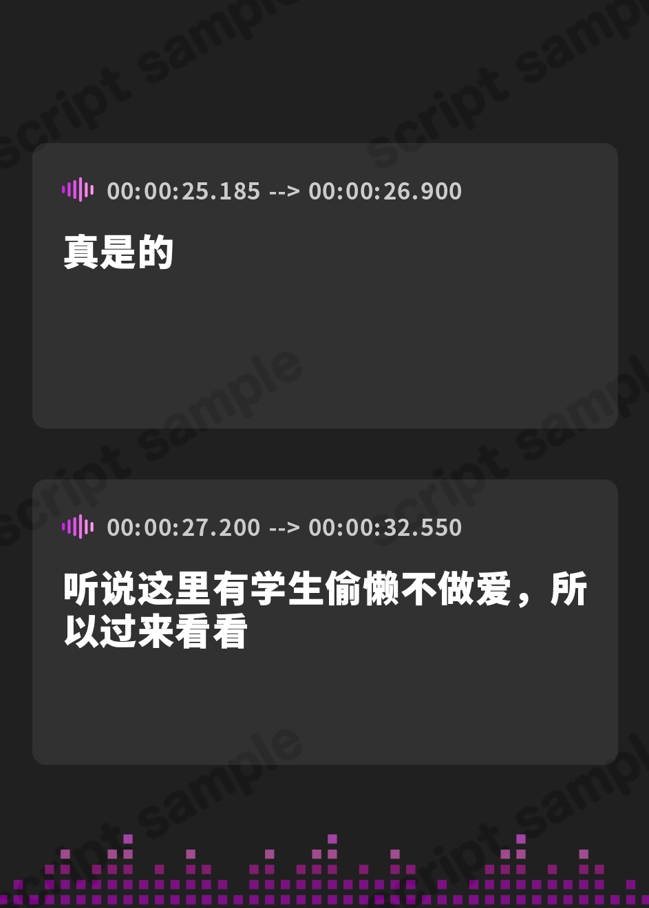 【簡体中文版】【低音クール×正統派クール】おま○こ学園臨海学校「えっちサボりはダメですよ!」～クールな風紀委員とラブラブ生ハメ特別実習～【KU100/フォーリーサウンド】