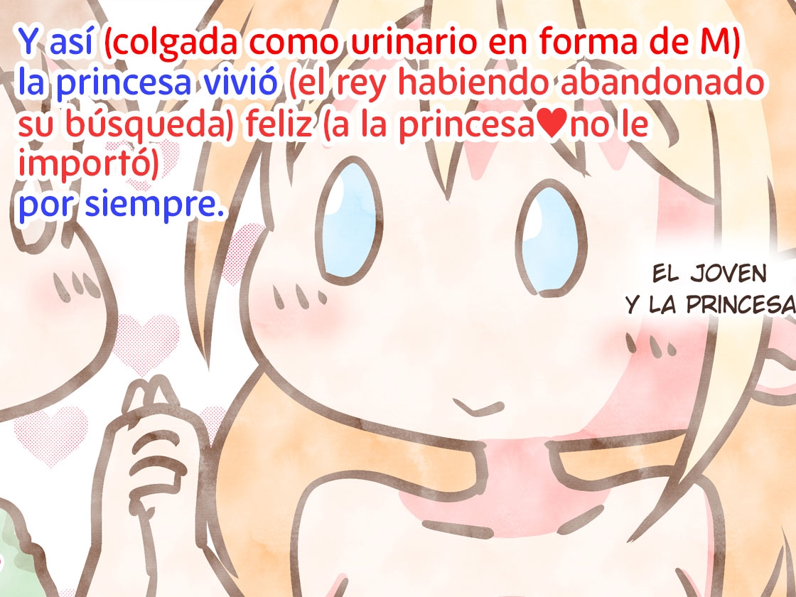 La princesa secuestrada y el joven lujurioso que la convierte en su zorra.