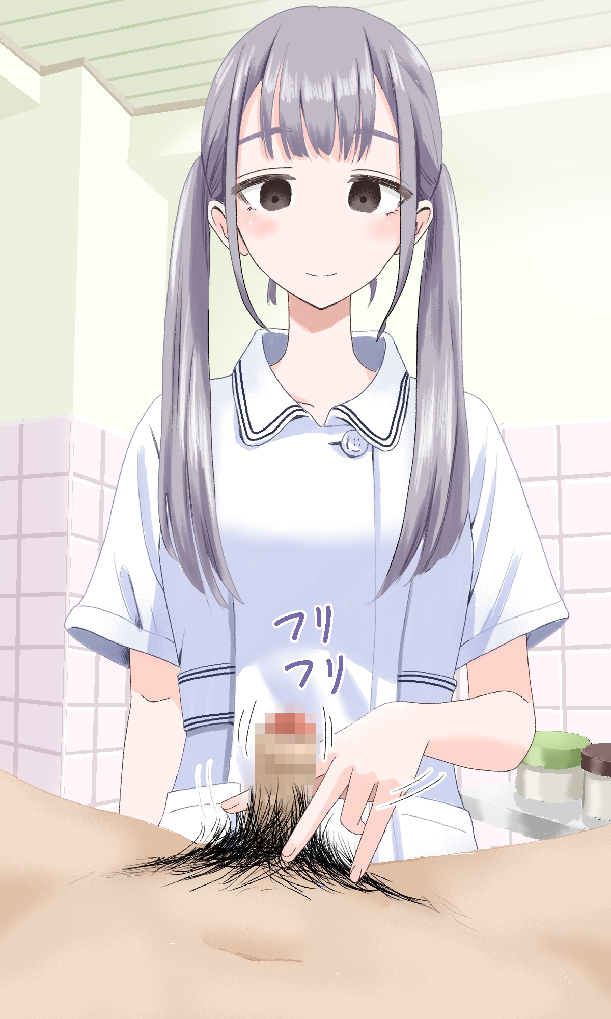 【繁体中文版】陰部洗浄暴発4