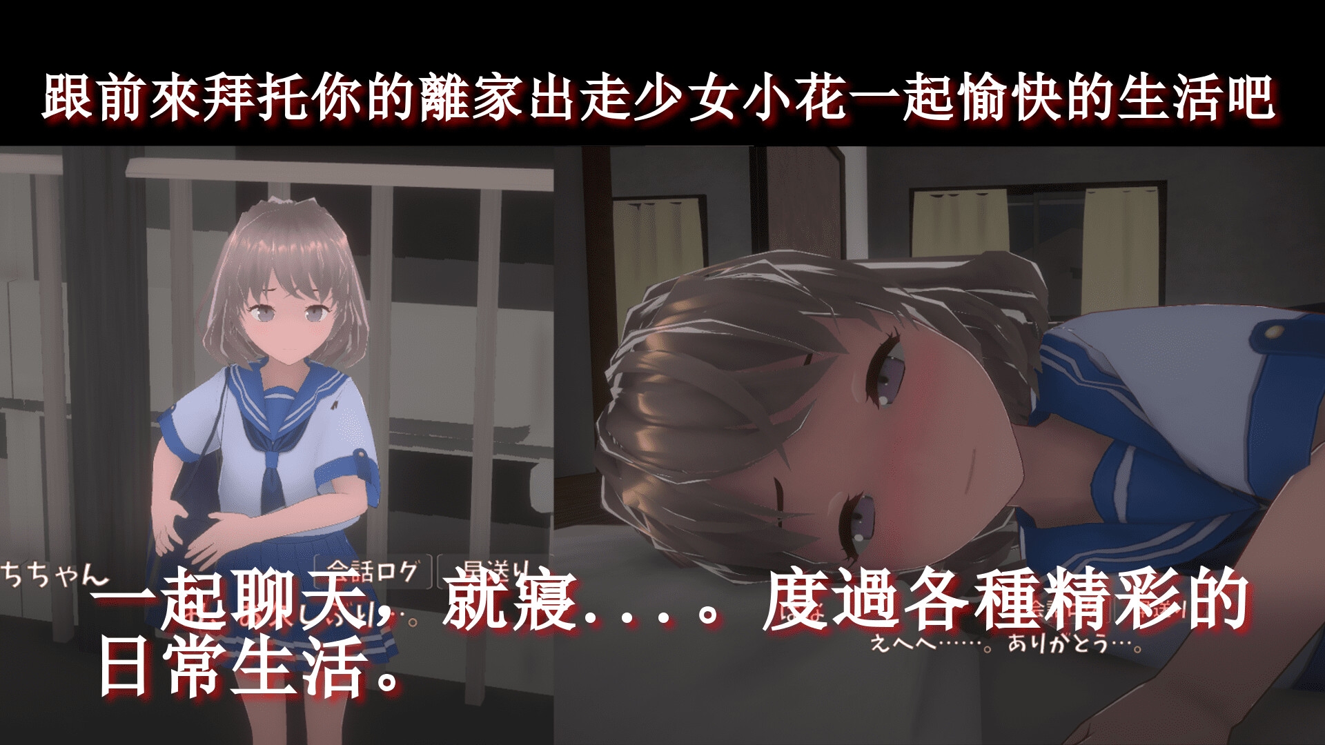 與離家出走的少女的同居生活