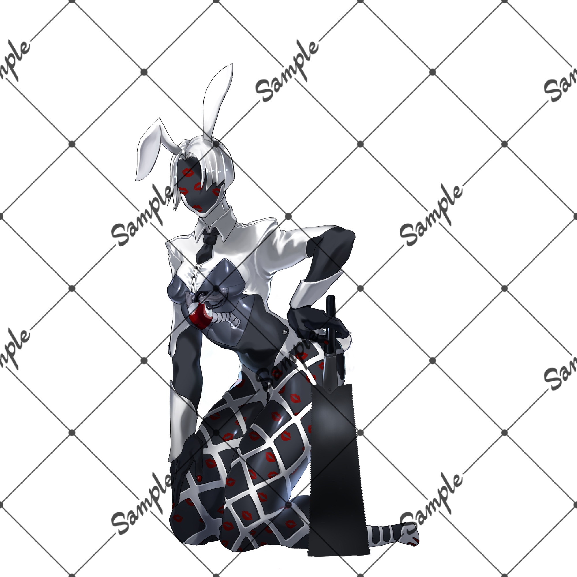 バニーガール人外三姉妹 立ち絵素材