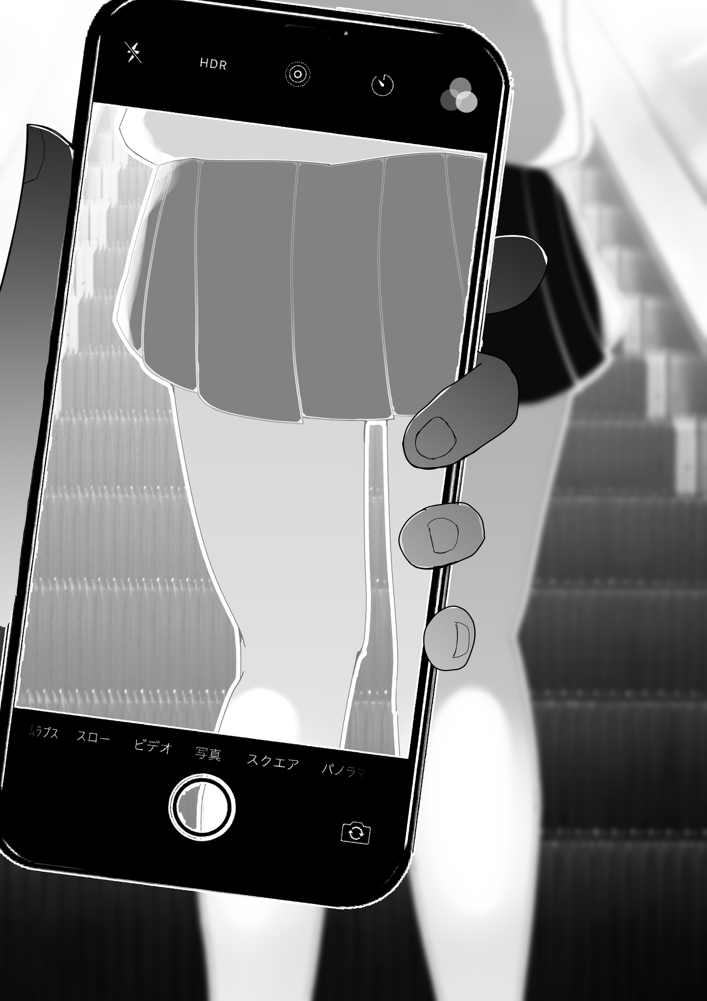 ギャル系J〇電車にて