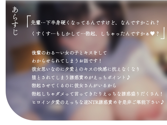 【期間限定220円/逆NTR】キスしないと出られない部屋でわる~い後輩にトロトロになるまで誘惑責めされる音声