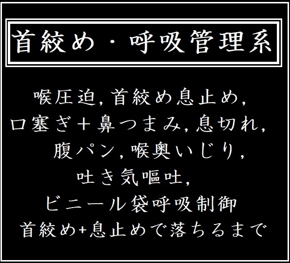 首絞め・呼吸管理系<ショートボイス集>