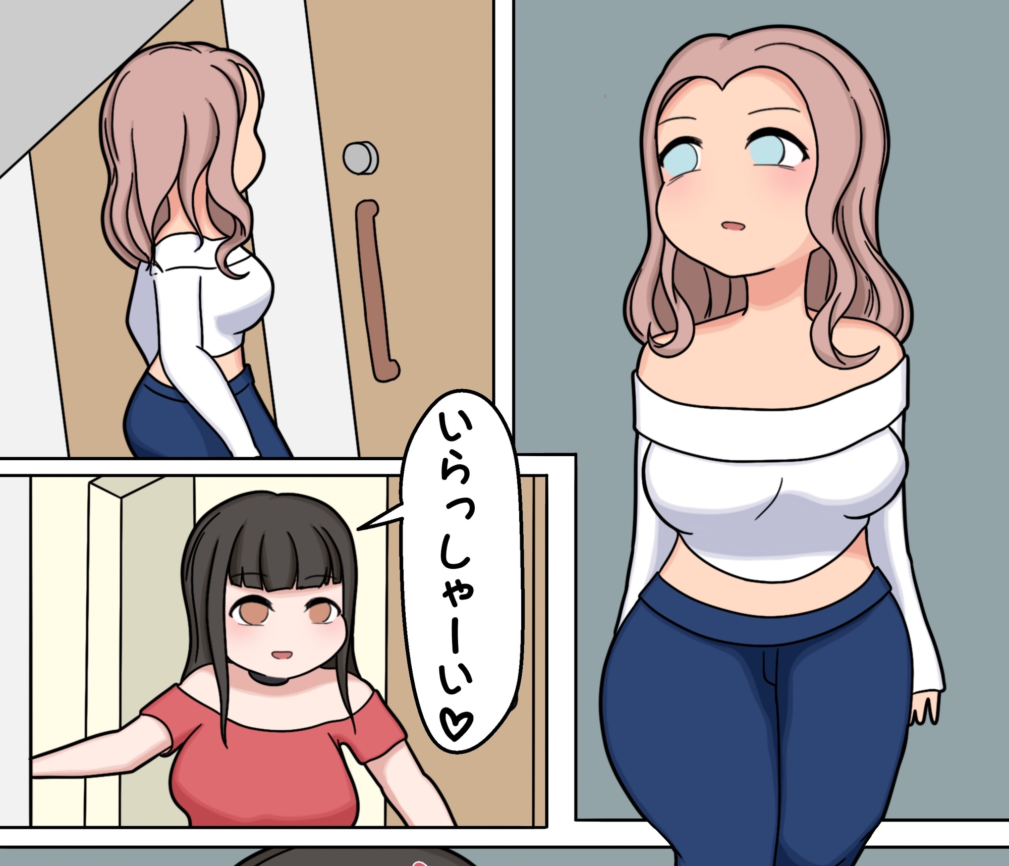 首絞めレズちゃんのM女狩り_褐色ギャル編_量産型女子編