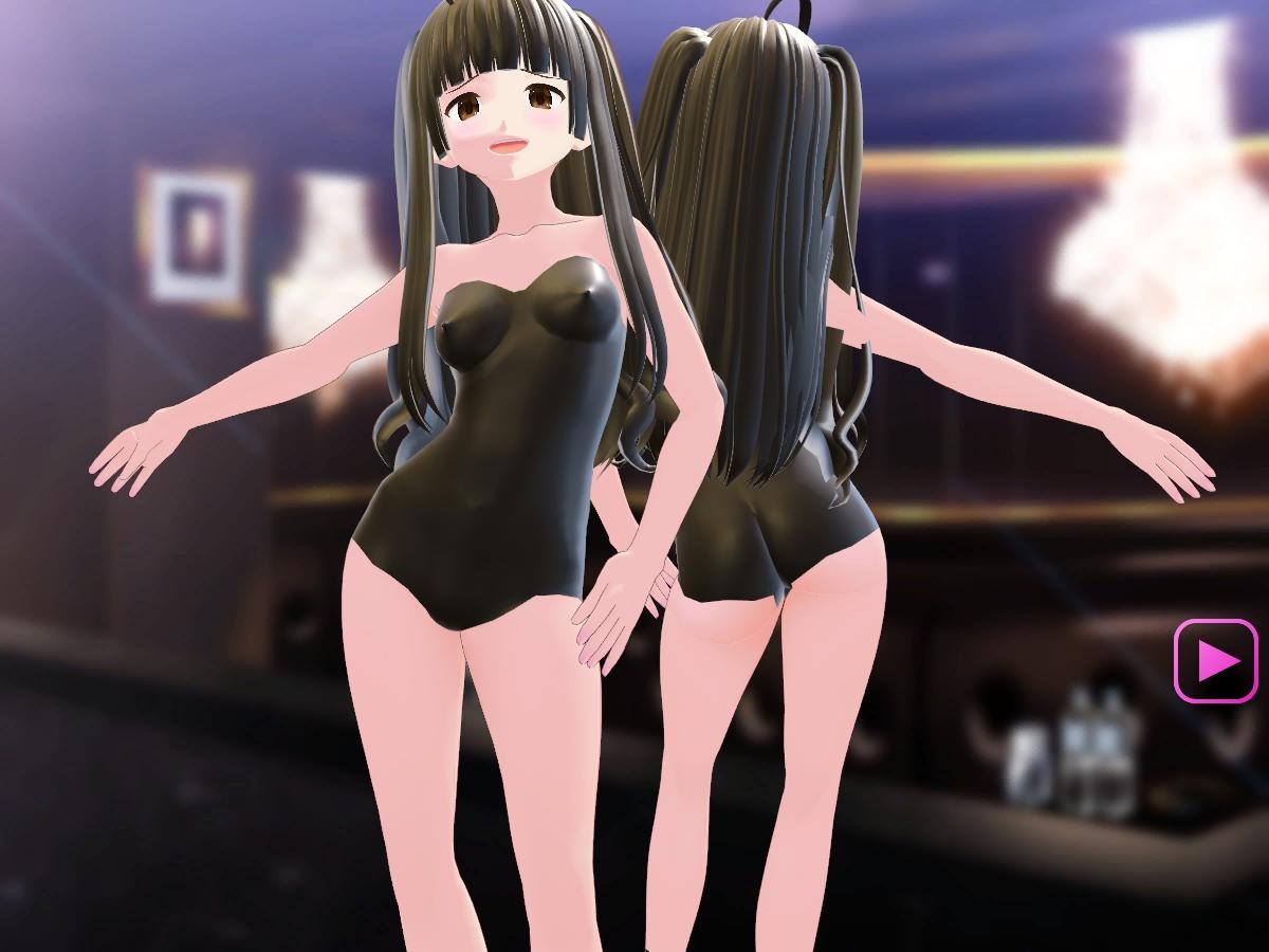 スク水美少女と下着お姉さんのセクシーダンス!