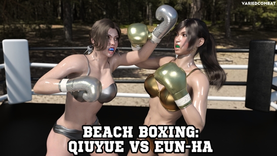 Beach Boxing: Qiuyue VS Eun-Ha