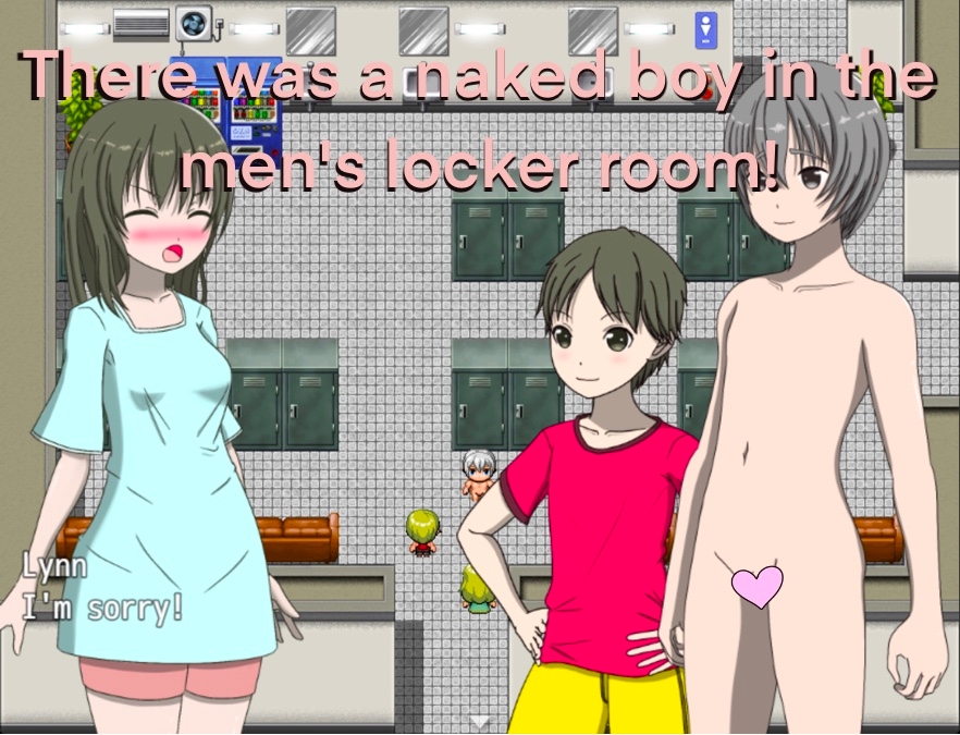 A cute girl walked into the men's locker room!