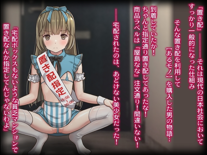 置き配少女!～流されやすい毒舌【貧困女子】に思うがまま欲望を吐き出せ!～