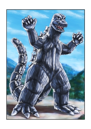 怪獣イラスト昭和ゴジラ他