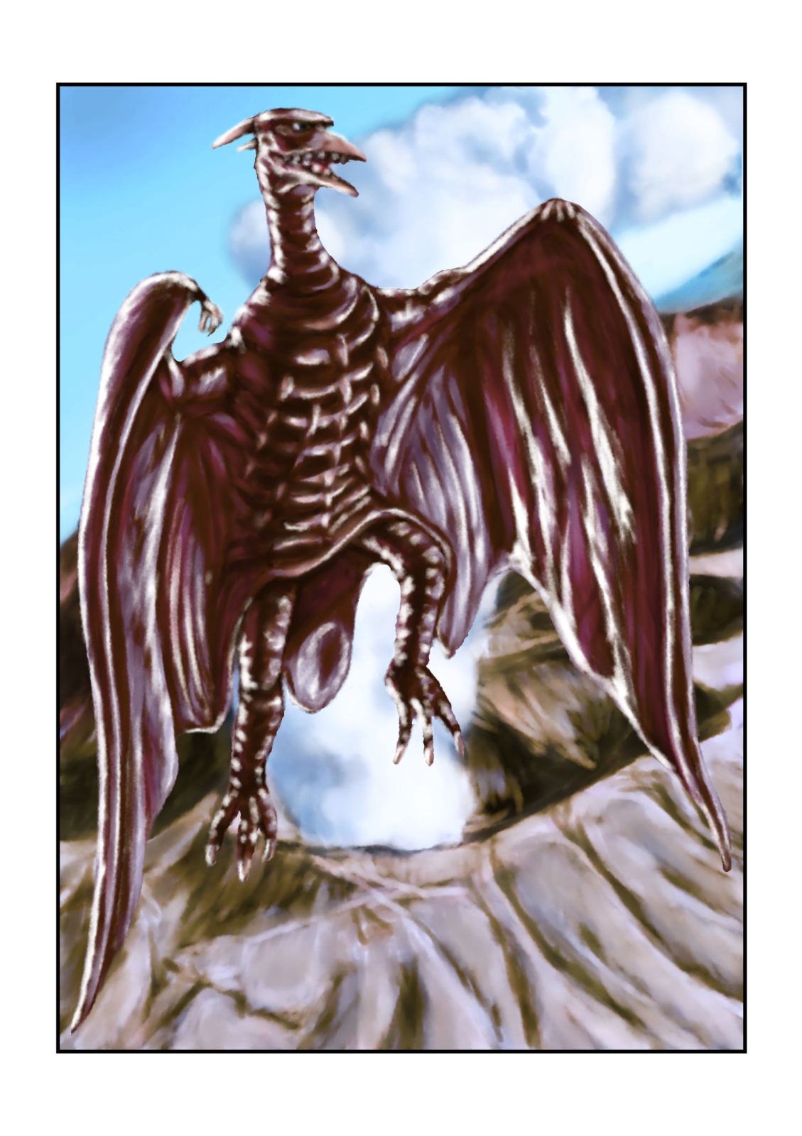 怪獣イラスト昭和ゴジラ他