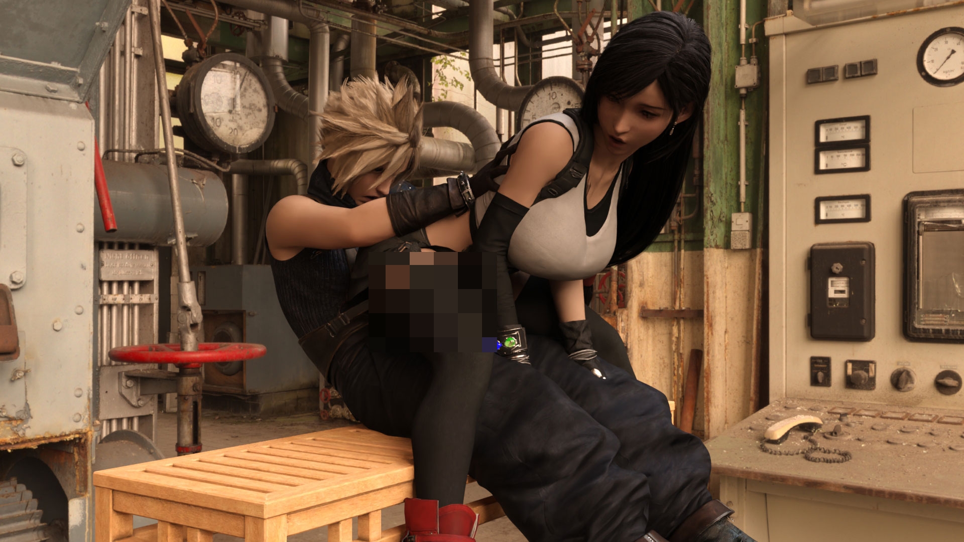 どこかで見たようなRPGの格闘女性コスプレSEX:座位バック2