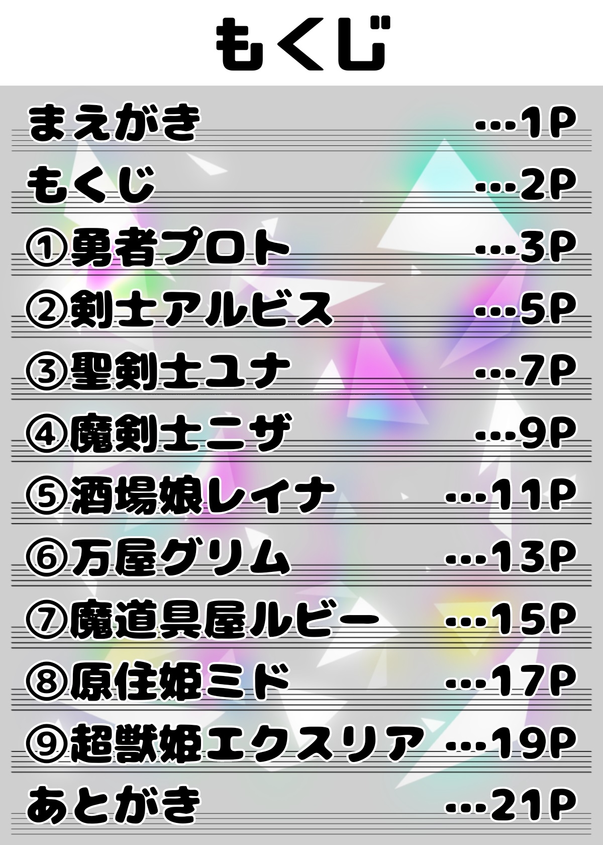 勇者プロトの伝説 キャラクター図鑑 着衣版 第一巻