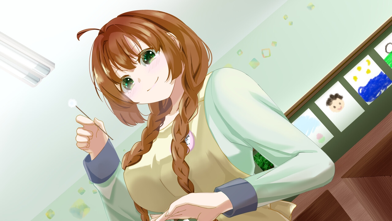 優しい幼稚園の先生の耳かき