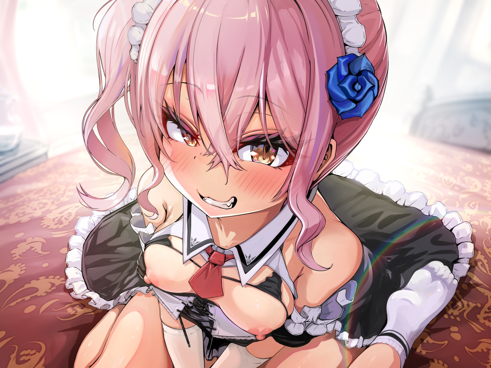 イッたら中出し分からせ孕ませっくす!イキりメスガキメイドのざぁこ♪ま◯こ危険日ご奉仕