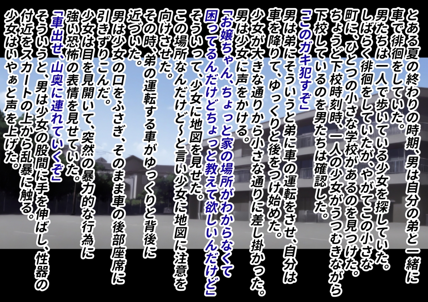少女観察日記~無慈悲に犯される少女たちの記録