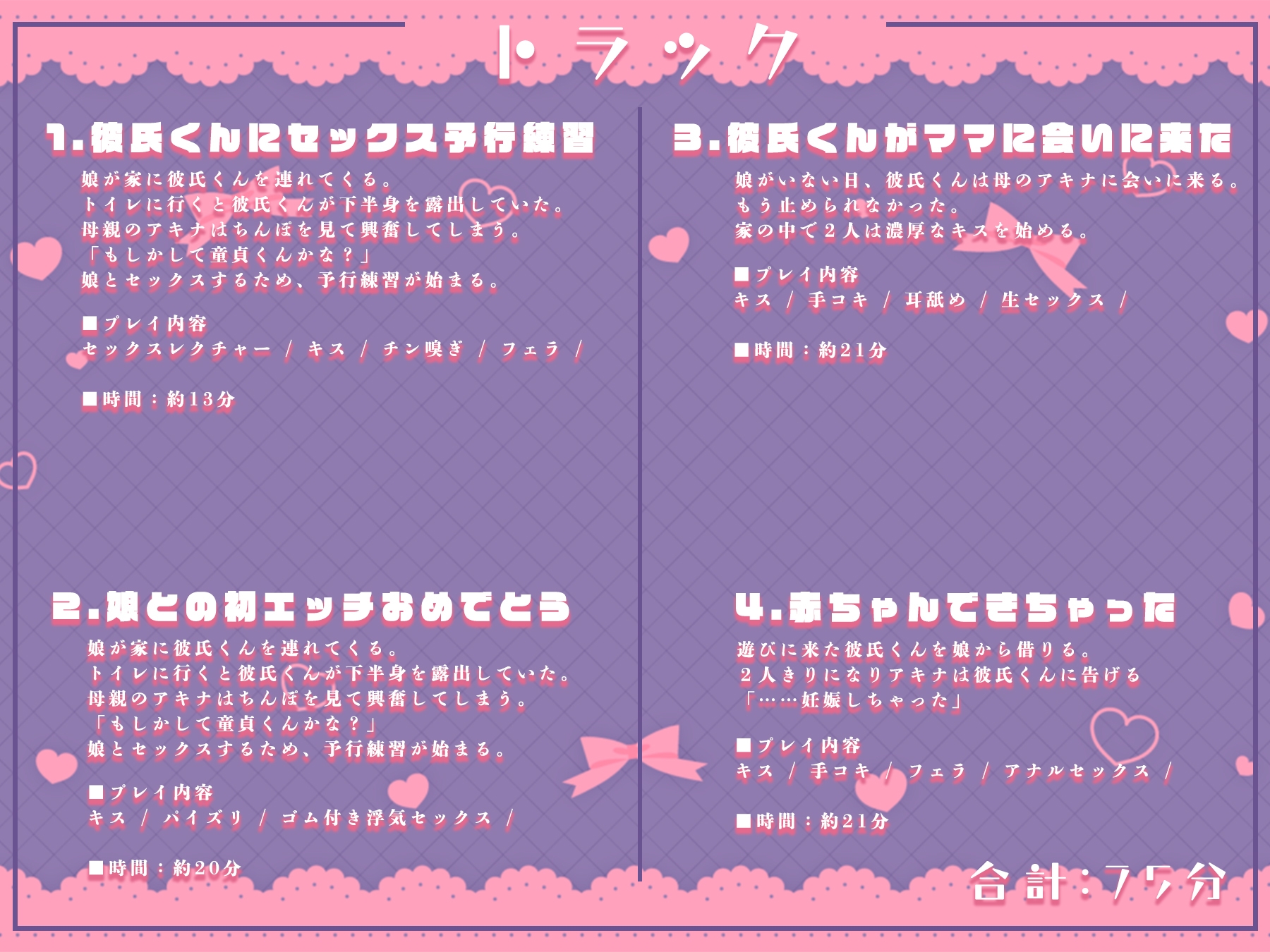 彼女のママとセックス予行練習～そのまま逆寝取られました～