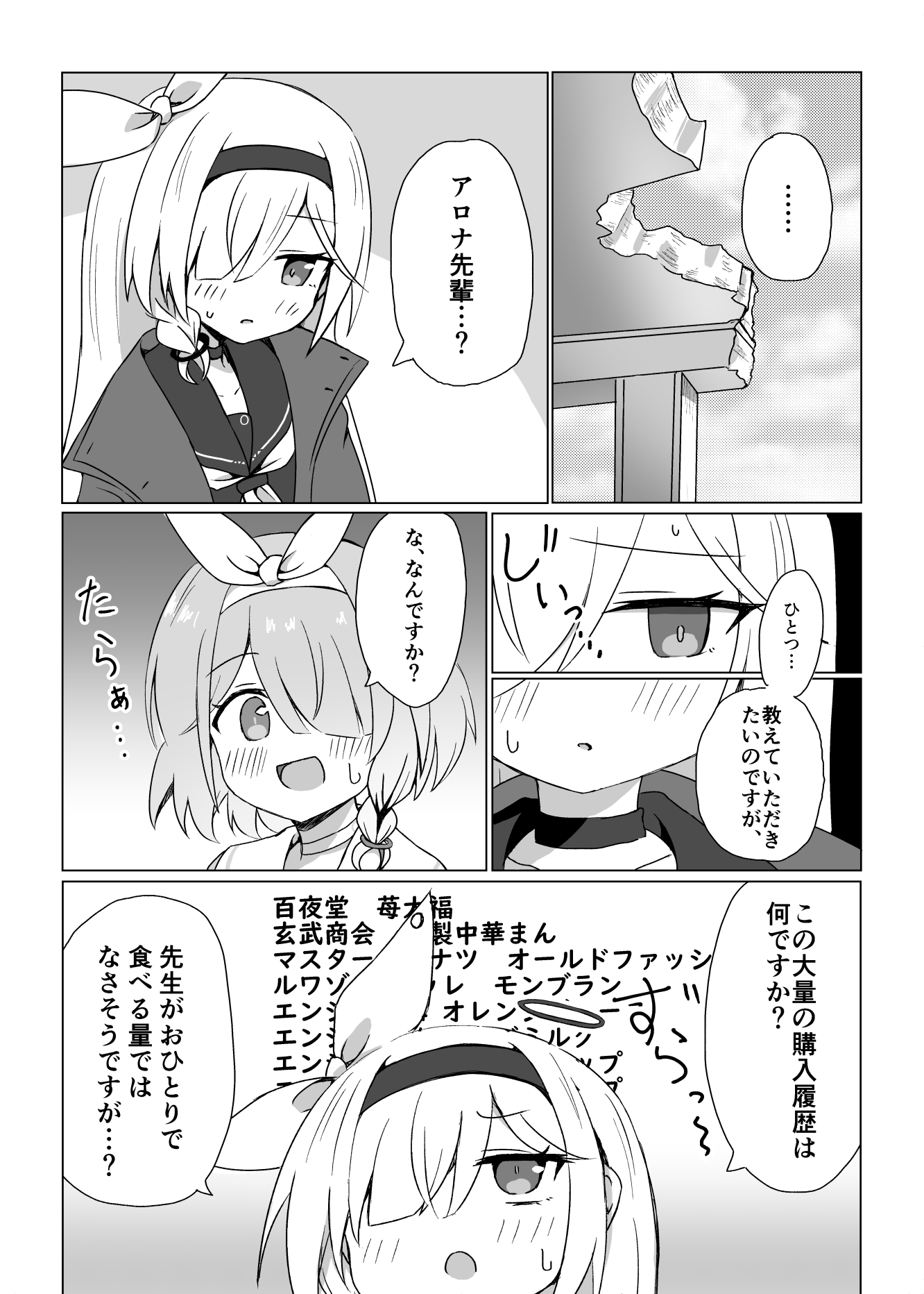 アロナの隠し事