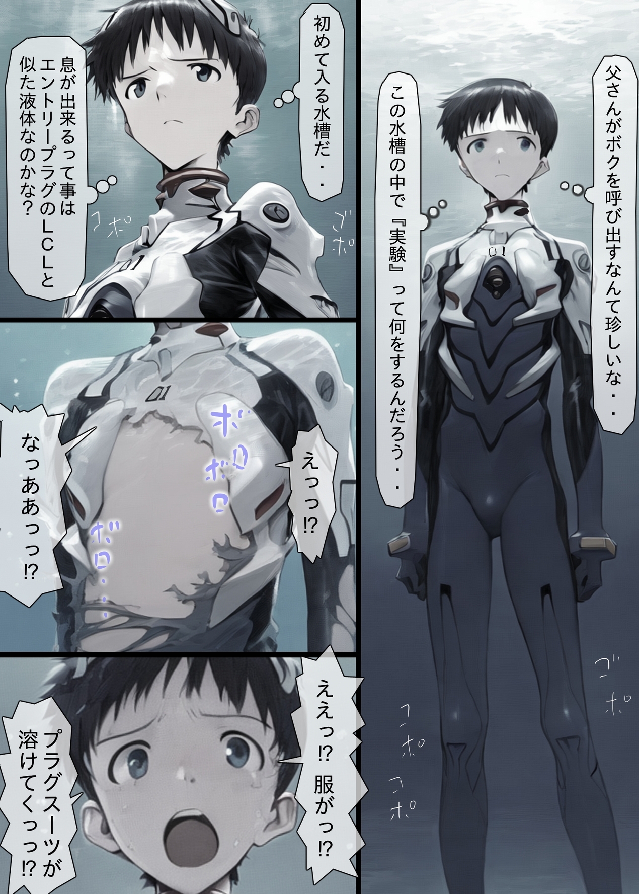 碇家補完計画 後天性 女体化シ〇ジ 父親にメス堕ちさせられる