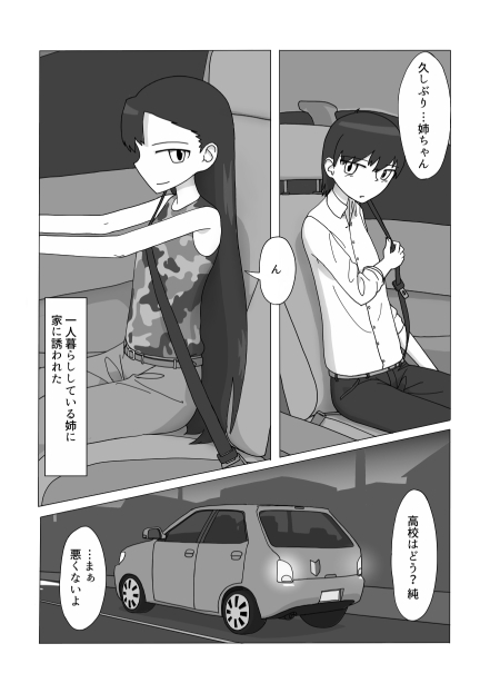 大好きなお姉ちゃんに見抜きさせてもらう漫画