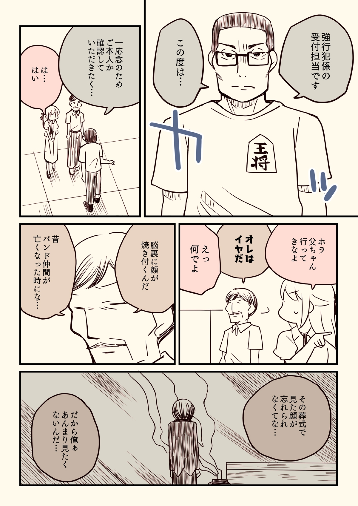 孤独死した叔父さんの喪主をした話。