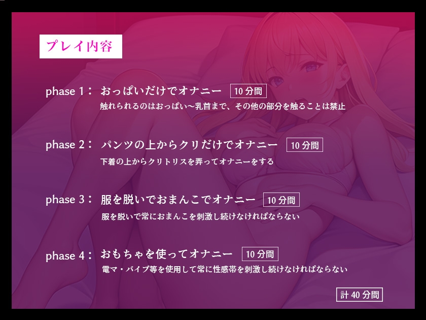 【イっても終わらない...完全時間管理オナニー】敏感すぎるドMちゃんが可愛く喘ぐ、何度イっても終わらないオナニー【結女】