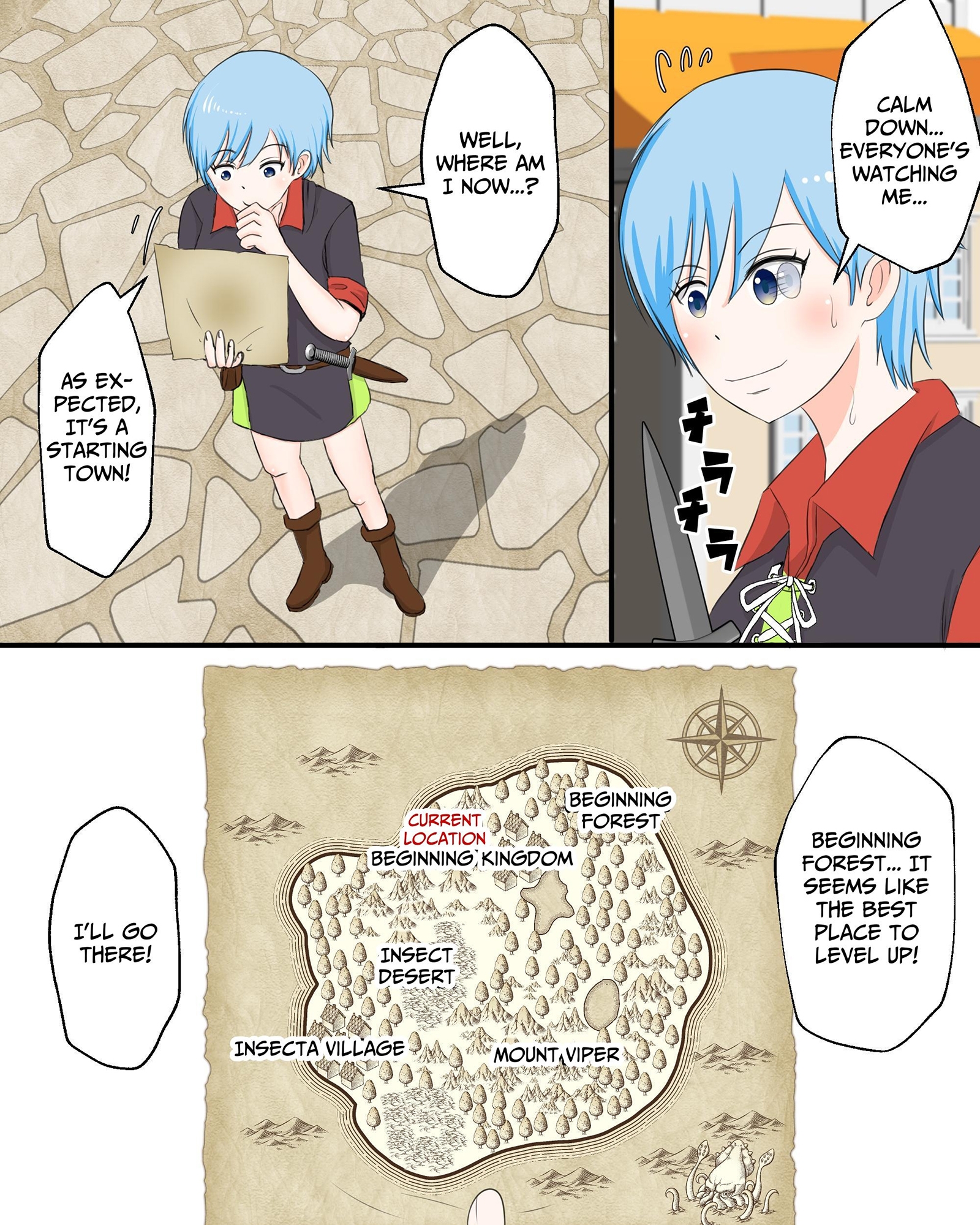 【英語版】異世界転移したらいきなりLV50のゴキブリにヤラレタ話