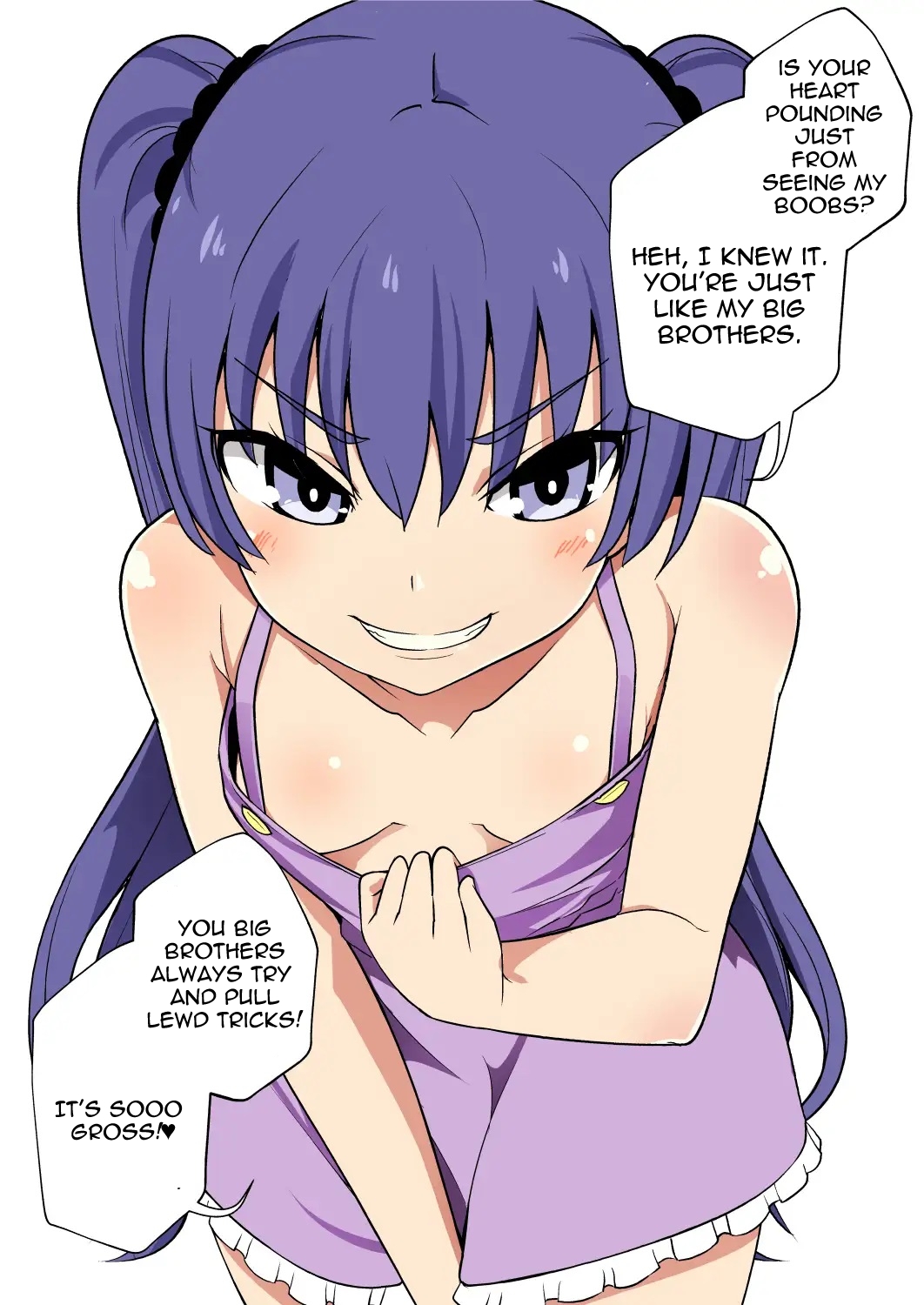 【英語版】妹の友達の末っ子メスガキの超わからせ耳ほじりで俺は敗ける。