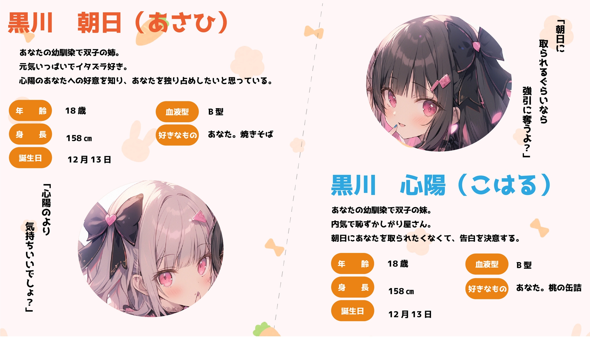 独占欲の強い双子姉妹が全力であなたを取り合う⁉︎