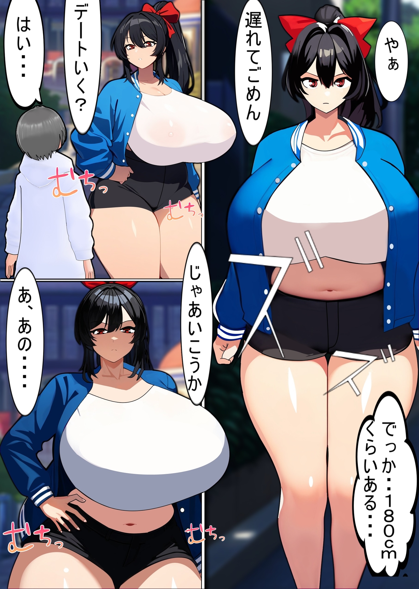 出会い系アプリで知り合ったサキュバスに丸呑みされる Swallowed whole by succubus met on a dating app 被一个在交友软件上认识的丰满高挑的女妖整个吞了下去